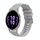 Per Garmin Active 5 Wavy Dots Stitched 20mm cinturino in silicone (grigio) Per Garmin Active 5 Wavy Dots Stitched 20mm cinturino in silicone (grigio)