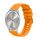 Per Garmin Move Trend Wavy Dotted Stitched 20mm cinturino in silicone (giallo ambra) Per Garmin Move Trend Wavy Dotted Stitched 20mm cinturino in silicone (giallo ambra)