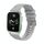 Per Garmin Venu SQ2 Wavy Dotted Stitched 20mm Cinturino in silicone (grigio) Per Garmin Venu SQ2 Wavy Dotted Stitched 20mm Cinturino in silicone (grigio)