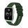 Per Garmin Venu SQ2 Wavy Dotted Stitched 20mm Cinturino in silicone (verde militare) Per Garmin Venu SQ2 Wavy Dotted Stitched 20mm Cinturino in silicone (verde militare)