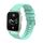 Per Garmin Venu SQ2 Wavy Dotted Stitched 20mm Cinturino in silicone (verde acqua) Per Garmin Venu SQ2 Wavy Dotted Stitched 20mm Cinturino in silicone (verde acqua)