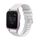 Per Garmin Venu SQ Wavy Dotted Stitched 20mm Cinturino in silicone (bianco) Per Garmin Venu SQ Wavy Dotted Stitched 20mm Cinturino in silicone (bianco)
