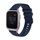 Per cinturino in silicone da 20 mm con cuciture ondulate e punteggiate per Garmin Venu SQ (blu navy) Per cinturino in silicone da 20 mm con cuciture ondulate e punteggiate per Garmin Venu SQ (blu navy)
