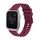 Per cinturino in silicone da 20 mm con cuciture ondulate e punteggiate per Garmin Venu SQ (rosso vino) Per cinturino in silicone da 20 mm con cuciture ondulate e punteggiate per Garmin Venu SQ (rosso vino)