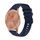 Per Garmin Move Style Wavy Dotted Stitched 20mm cinturino in silicone per orologio (blu navy) Per Garmin Move Style Wavy Dotted Stitched 20mm cinturino in silicone per orologio (blu navy)