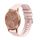 Per Garmin Move Luxe Wavy Dotted Stitched 20mm cinturino in silicone (rosa) Per Garmin Move Luxe Wavy Dotted Stitched 20mm cinturino in silicone (rosa)
