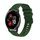 Per Garmin Venu 2 Plus Wavy Dots Stitched 20mm cinturino in silicone (verde militare) Per Garmin Venu 2 Plus Wavy Dots Stitched 20mm cinturino in silicone (verde militare)
