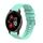 Per Garmin Venu 2 Plus Wavy Dots Stitched 20mm cinturino in silicone (verde acqua) Per Garmin Venu 2 Plus Wavy Dots Stitched 20mm cinturino in silicone (verde acqua)