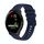 Per Garmin Vivoactive 3 Music cinturino in silicone ondulato punteggiato cucito da 20 mm (blu navy) Per Garmin Vivoactive 3 Music cinturino in silicone ondulato punteggiato cucito da 20 mm (blu navy)