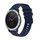 Per Garmin Vivoactive 3 Wavy Dots Stitched 20mm cinturino in silicone (blu navy) Per Garmin Vivoactive 3 Wavy Dots Stitched 20mm cinturino in silicone (blu navy)