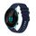 Per Garmin Forerunner 55 Wavy Dots Stitched 20mm cinturino in silicone (blu navy) Per Garmin Forerunner 55 Wavy Dots Stitched 20mm cinturino in silicone (blu navy)