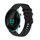 Per Garmin Forerunner 55 Wavy Dots Stitched 20mm cinturino in silicone (nero) Per Garmin Forerunner 55 Wavy Dots Stitched 20mm cinturino in silicone (nero)