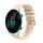 Per Garmin Forerunner 55 Wavy Dots Stitched 20mm cinturino in silicone (color crema) Per Garmin Forerunner 55 Wavy Dots Stitched 20mm cinturino in silicone (color crema)