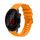 Per Garmin Forerunner 158 cinturino in silicone ondulato punteggiato cucito da 20 mm (giallo ambra) Per Garmin Forerunner 158 cinturino in silicone ondulato punteggiato cucito da 20 mm (giallo ambra)