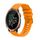 Per Garmin Forerunner 645 Wavy Dots Stitched 20mm cinturino in silicone (giallo ambra) Per Garmin Forerunner 645 Wavy Dots Stitched 20mm cinturino in silicone (giallo ambra)