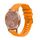 Per Garmin Vivomove Style Wavy Dots Stitched 20mm cinturino in silicone per orologio (giallo ambra) Per Garmin Vivomove Style Wavy Dots Stitched 20mm cinturino in silicone per orologio (giallo ambra)