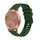 Per Garmin Vivomove Style Wavy Dots Stitched 20mm cinturino in silicone (verde militare) Per Garmin Vivomove Style Wavy Dots Stitched 20mm cinturino in silicone (verde militare)