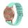 Per Garmin Vivomove Style Wavy Dots Stitched 20mm cinturino in silicone (verde acqua) Per Garmin Vivomove Style Wavy Dots Stitched 20mm cinturino in silicone (verde acqua)