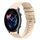 Per Amazfit Watch GTR 3 Pro Cinturino in silicone ondulato punteggiato cucito da 22 mm (color crema) Per Amazfit Watch GTR 3 Pro Cinturino in silicone ondulato punteggiato cucito da 22 mm (color crema)