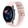 Per Amazfit Watch Sport 3 Cinturino in silicone ondulato punteggiato cucito da 22 mm (rosa) Per Amazfit Watch Sport 3 Cinturino in silicone ondulato punteggiato cucito da 22 mm (rosa)