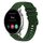 Per Amazfit Watch GTR 2 cinturino in silicone ondulato punteggiato cucito da 22 mm (verde militare) Per Amazfit Watch GTR 2 cinturino in silicone ondulato punteggiato cucito da 22 mm (verde militare)