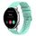 Per Amazfit Watch GTR 2 Cinturino in silicone ondulato punteggiato cucito da 22 mm (verde acqua) Per Amazfit Watch GTR 2 Cinturino in silicone ondulato punteggiato cucito da 22 mm (verde acqua)