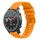 Per Amazfit Watch GTR Cinturino in silicone ondulato punteggiato cucito da 22 mm (giallo ambra) Per Amazfit Watch GTR Cinturino in silicone ondulato punteggiato cucito da 22 mm (giallo ambra)