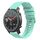 Per Amazfit Watch GTR Cinturino in silicone ondulato punteggiato cucito da 22 mm (verde acqua) Per Amazfit Watch GTR Cinturino in silicone ondulato punteggiato cucito da 22 mm (verde acqua)