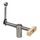 Morsa da tavolo regolabile per lavorazione del legno, morsetto a clip fisso rapido, cricchetto, stile: 19 mm, argento Morsa da tavolo regolabile per lavorazione del legno, morsetto a clip fisso rapido, cricchetto, stile: 19 mm, argento