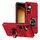 Per Samsung Galaxy S23 FE 5G TPU Hybrid PC Custodia antiurto per telefono con supporto ad anello in metallo (rosso) Per Samsung Galaxy S23 FE 5G TPU Hybrid PC Custodia antiurto per telefono con supporto ad anello in metallo (rosso)