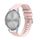 Per Garmin Vivomove HR Sport Wavy Doted Stitched 20mm cinturino in silicone (rosa)