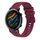 Per Huawei Watch GT 2 42mm Cinturino in silicone ondulato punteggiato cucito 20mm (rosso vino) Per Huawei Watch GT 2 42mm Cinturino in silicone ondulato punteggiato cucito 20mm (rosso vino)