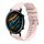 Per Huawei Watch GT 2 42mm Cinturino in silicone ondulato punteggiato cucito 20mm (rosa) Per Huawei Watch GT 2 42mm Cinturino in silicone ondulato punteggiato cucito 20mm (rosa)