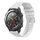 Per Huawei Watch 2 Cinturino in silicone ondulato punteggiato cucito da 20 mm (bianco) Per Huawei Watch 2 Cinturino in silicone ondulato punteggiato cucito da 20 mm (bianco)