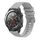 Per Huawei Watch 2 Cinturino in silicone ondulato punteggiato cucito da 20 mm (grigio) Per Huawei Watch 2 Cinturino in silicone ondulato punteggiato cucito da 20 mm (grigio)