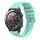 Per Huawei Watch 2 Cinturino in silicone ondulato punteggiato cucito da 20 mm (verde acqua) Per Huawei Watch 2 Cinturino in silicone ondulato punteggiato cucito da 20 mm (verde acqua)