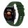 Per Honor Watch GS 4 Cinturino in silicone ondulato punteggiato cucito da 22 mm (verde militare) Per Honor Watch GS 4 Cinturino in silicone ondulato punteggiato cucito da 22 mm (verde militare)