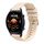 Per Honor Watch GS 4 cinturino in silicone ondulato punteggiato cucito da 22 mm (color crema) Per Honor Watch GS 4 cinturino in silicone ondulato punteggiato cucito da 22 mm (color crema)