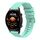 Per Honor Watch GS 4 Cinturino in silicone ondulato punteggiato cucito da 22 mm (verde acqua) Per Honor Watch GS 4 Cinturino in silicone ondulato punteggiato cucito da 22 mm (verde acqua)