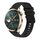 Per Honor Watch 4 Pro Cinturino in silicone ondulato punteggiato cucito da 22 mm (nero) Per Honor Watch 4 Pro Cinturino in silicone ondulato punteggiato cucito da 22 mm (nero)