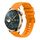 Per Honor Watch 4 Pro Cinturino in silicone ondulato punteggiato cucito da 22 mm (giallo ambra) Per Honor Watch 4 Pro Cinturino in silicone ondulato punteggiato cucito da 22 mm (giallo ambra)