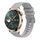 Per Honor Watch 4 Pro cinturino in silicone ondulato punteggiato cucito da 22 mm (grigio) Per Honor Watch 4 Pro cinturino in silicone ondulato punteggiato cucito da 22 mm (grigio)