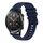 Per Honor Watch GS 3i Cinturino in silicone ondulato punteggiato cucito da 22 mm (blu navy) Per Honor Watch GS 3i Cinturino in silicone ondulato punteggiato cucito da 22 mm (blu navy)