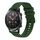 Per Honor Watch GS 3i Cinturino in silicone ondulato punteggiato cucito da 22 mm (verde militare) Per Honor Watch GS 3i Cinturino in silicone ondulato punteggiato cucito da 22 mm (verde militare)