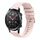 Per Honor Watch GS 3i Cinturino in silicone ondulato punteggiato cucito da 22 mm (rosa)