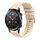 Per Honor Watch GS 3i Cinturino in silicone ondulato punteggiato cucito da 22 mm (color crema) Per Honor Watch GS 3i Cinturino in silicone ondulato punteggiato cucito da 22 mm (color crema)