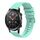 Per Honor Watch GS 3i Cinturino in silicone ondulato punteggiato cucito da 22 mm (verde acqua) Per Honor Watch GS 3i Cinturino in silicone ondulato punteggiato cucito da 22 mm (verde acqua)