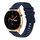 Per Honor Watch GS 3 cinturino in silicone ondulato punteggiato cucito da 22 mm (blu navy) Per Honor Watch GS 3 cinturino in silicone ondulato punteggiato cucito da 22 mm (blu navy)