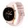 Per Honor Watch GS 3 cinturino in silicone ondulato punteggiato cucito da 22 mm (rosa) Per Honor Watch GS 3 cinturino in silicone ondulato punteggiato cucito da 22 mm (rosa)
