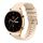 Per Honor Watch GS 3 cinturino in silicone ondulato punteggiato cucito da 22 mm (color crema) Per Honor Watch GS 3 cinturino in silicone ondulato punteggiato cucito da 22 mm (color crema)